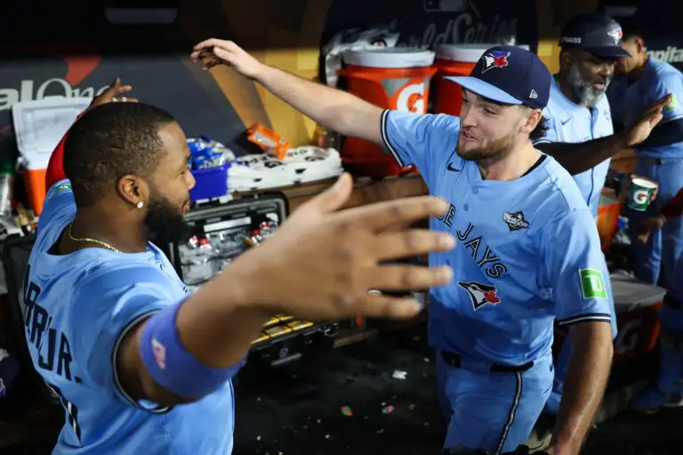 2025 World Series Blue Jays Guerrero and Yesavage