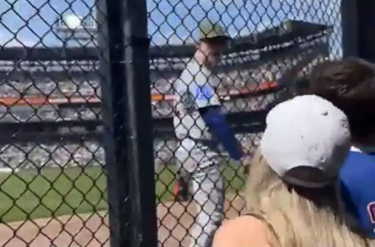 Chicago Cubs players screaming at White Sox fan mid game - Via Twitter/X